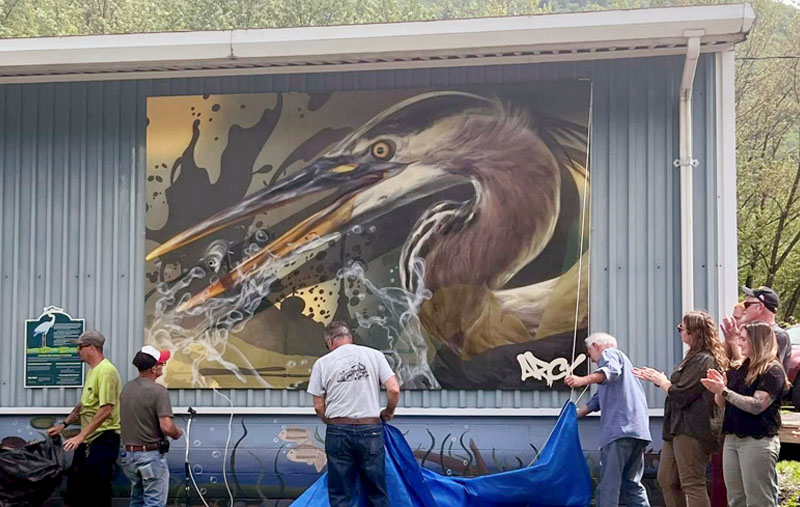 The Blue Heron Mural unveiling_Bucktail Medical Center The Blue Heron Mural unveiling_Bucktail Medical Center
